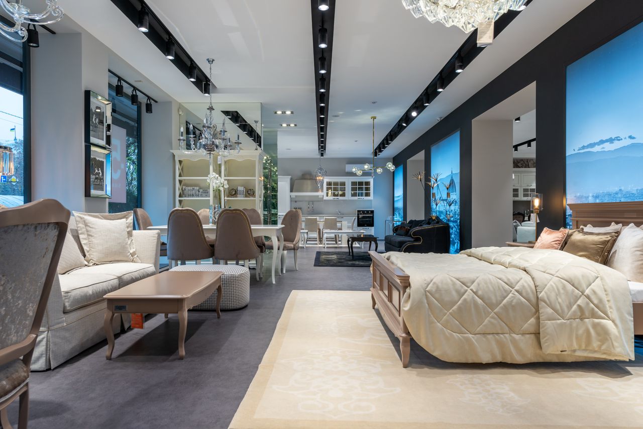 Mobilya showroomu; temsili sektör fotoğrafı